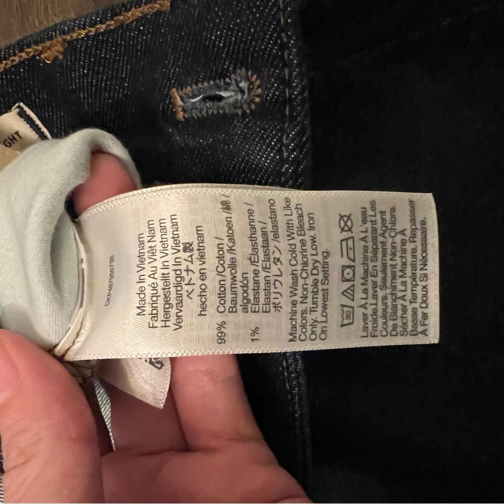 Madewell - 90s Straight - Women’s 26 - Dark Wash - NWT - Picture 4 of 7